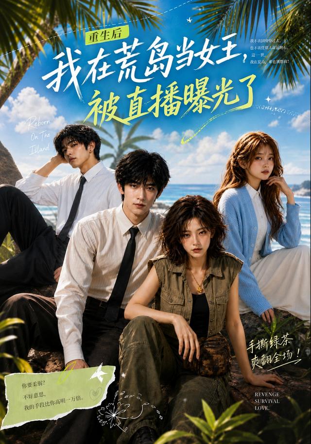 重生后我在荒岛当女王，被直播曝光了