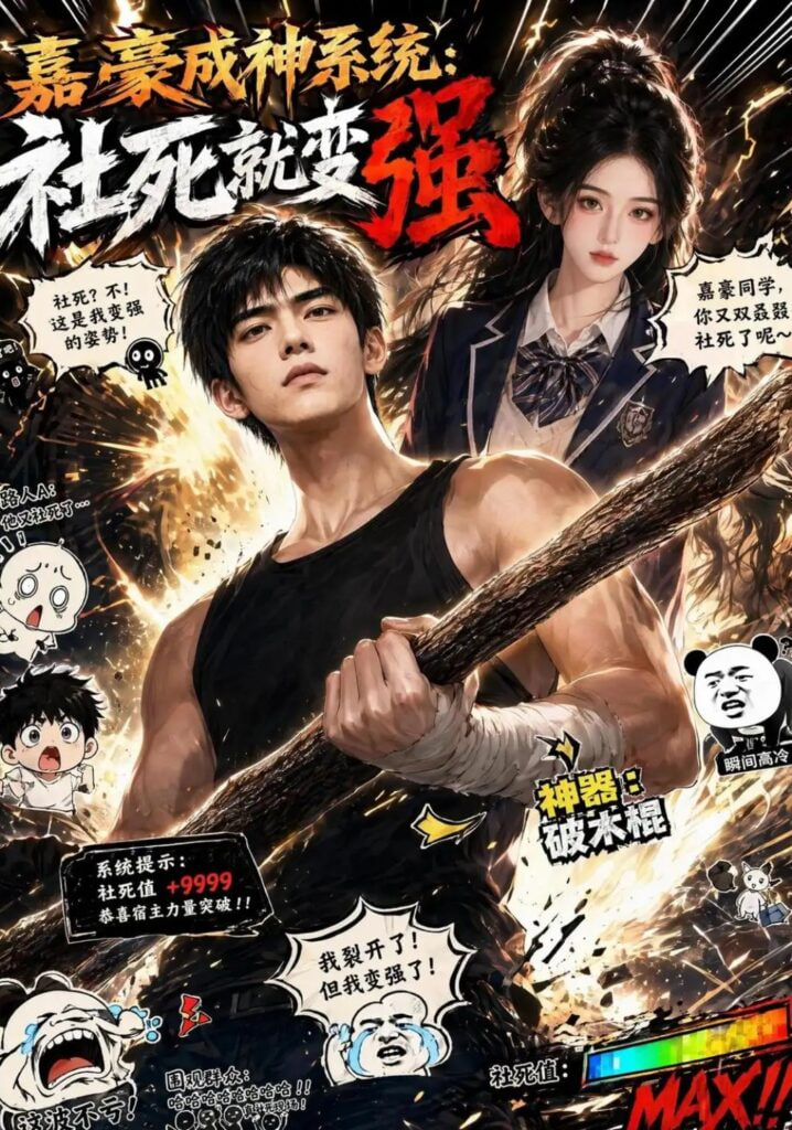 嘉豪成神系统：社死就变强(全集)